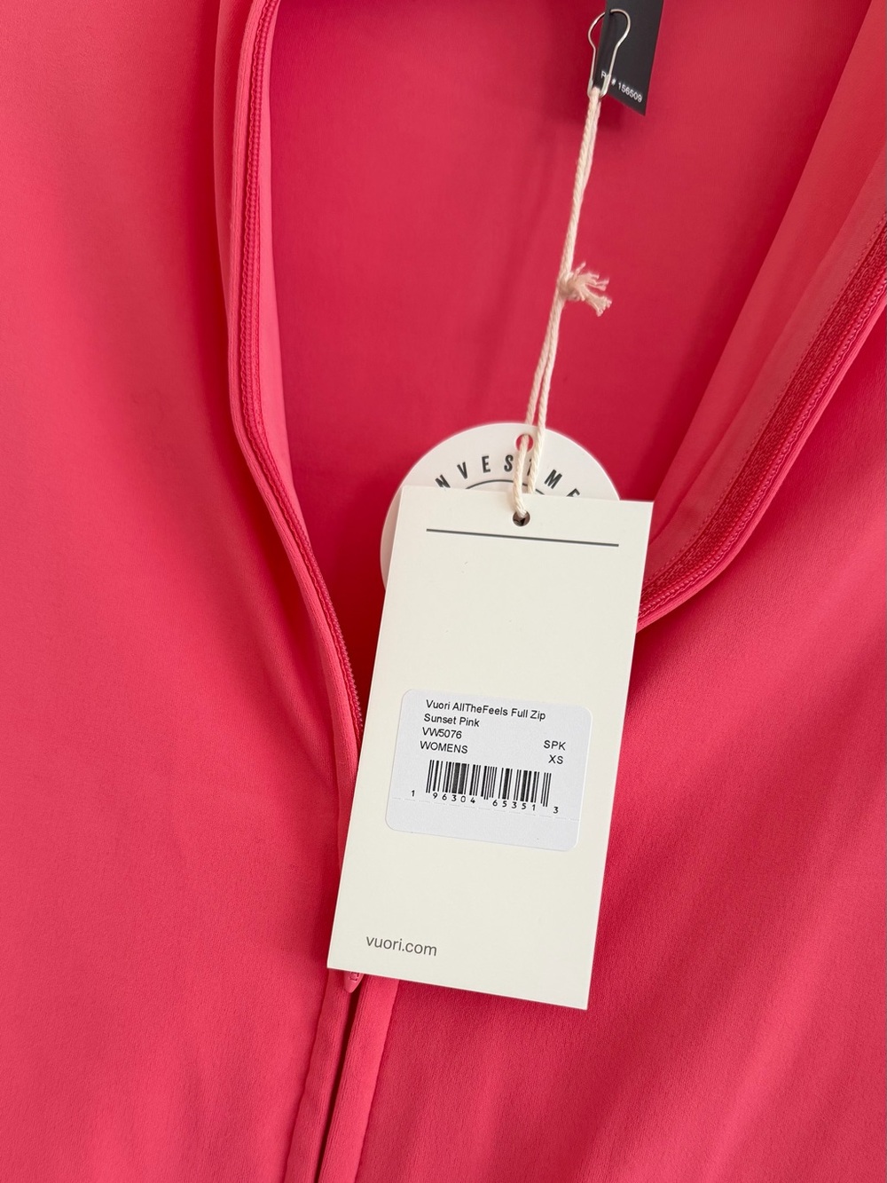 Sunset Pink Vuori AllTheFeels Full Zip Jacket - Picture 5 of 7